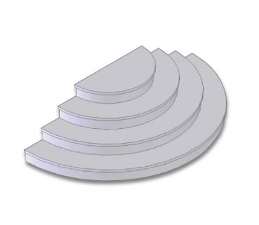 Round Precast Steps